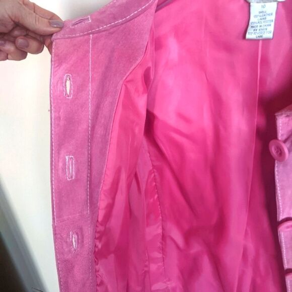 Vintage Pink 🩷 Suede Jacket by John Paul Richard - Picture 10 of 12